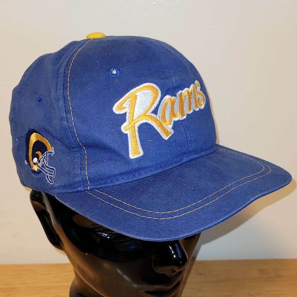 Vintage StLouis Rams Snapback Hat Vtg Snapback Hat